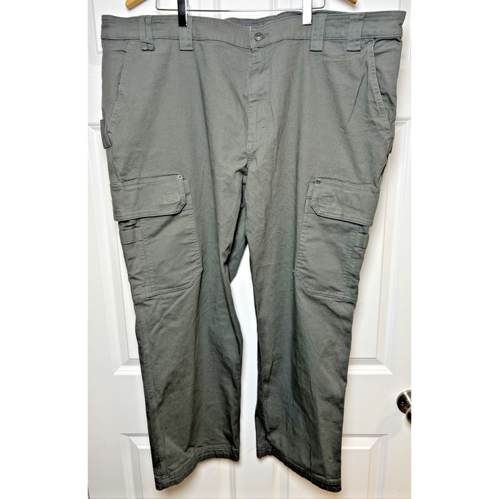 DuluthFlex Fire Hose 8oz Work Pants Men's 46x30 Gunmetal Standard Fit 53704C